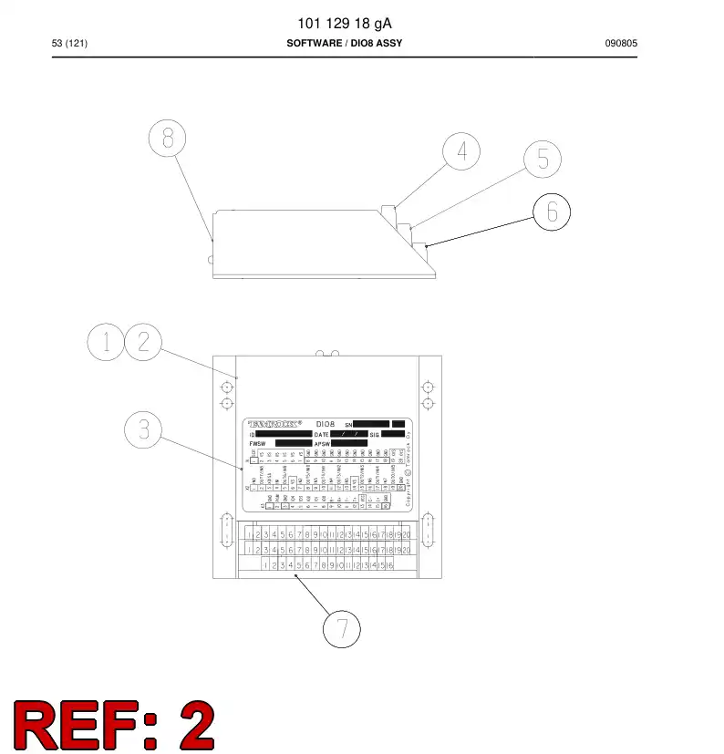 87943939d 879 439 39d ON/OFF-VALVE GUIDE/DIG.MODULE - Sandvik Technical Drawing