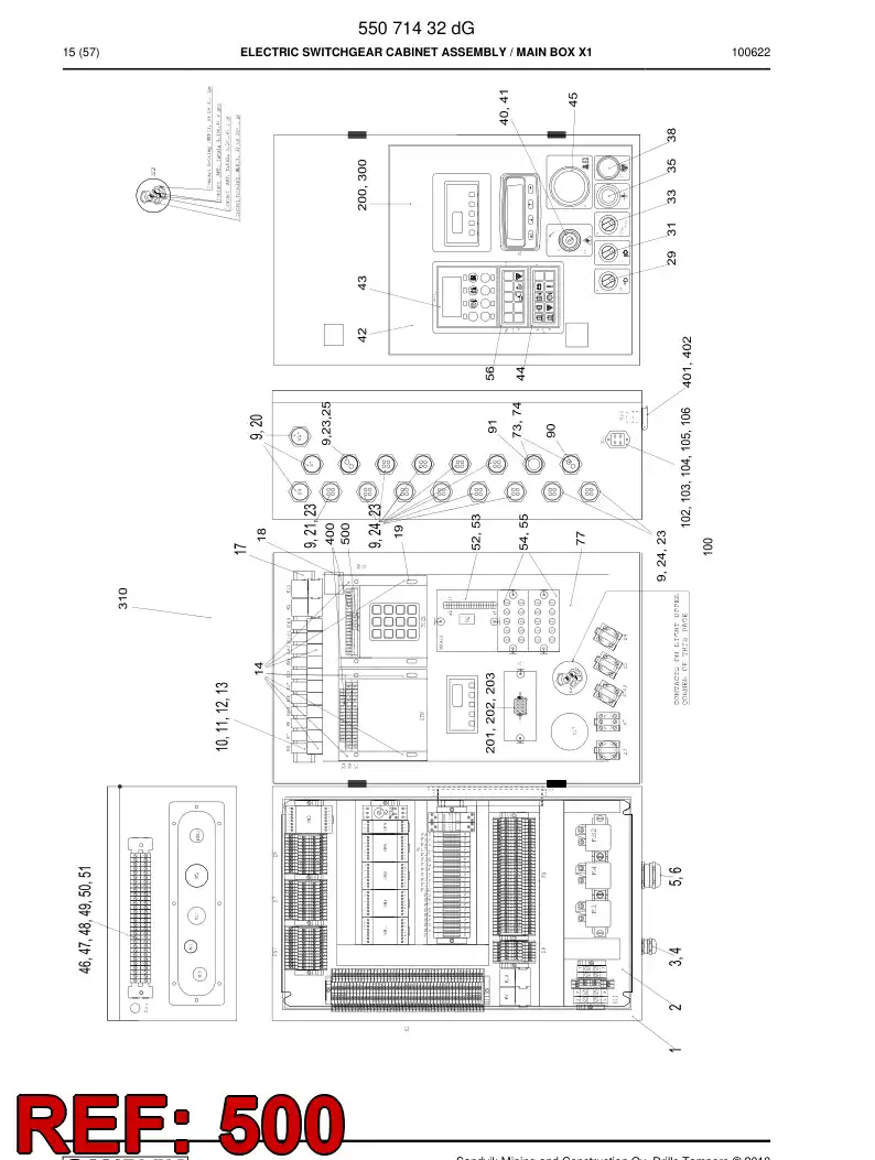 88022899 880 228 99 Plug connector - Sandvik Technical Drawing