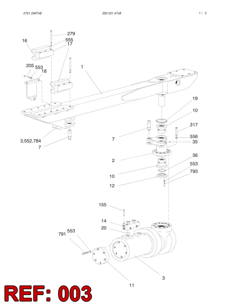 88046889 880 468 89 TORQUE MOTOR - Sandvik Technical Drawing
