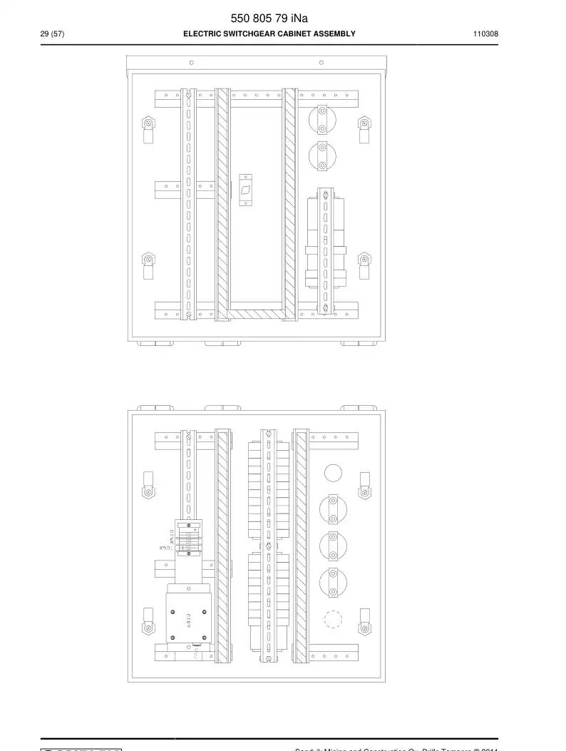 88069589a 880 695 89a Terminal cover - Sandvik Technical Drawing