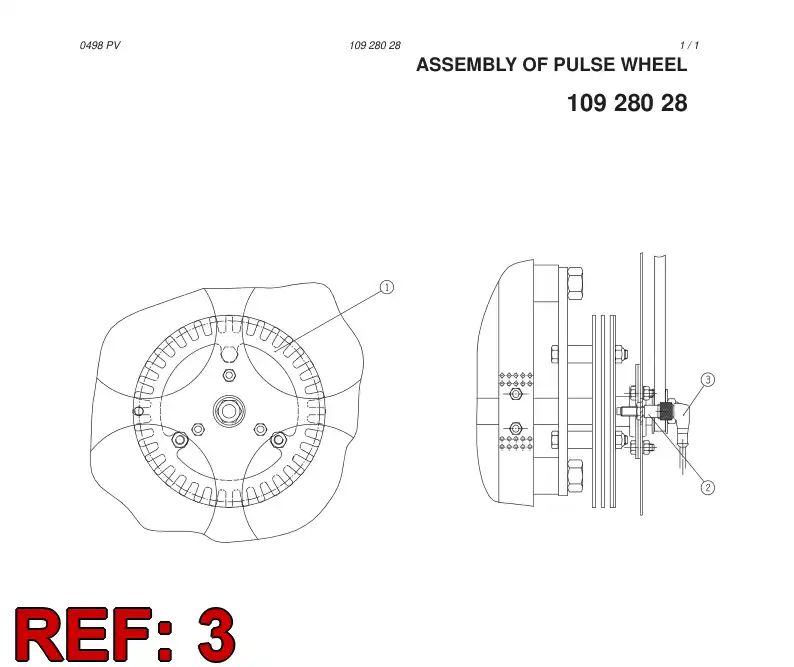 88075169 880 751 69 SENSOR CABLE - Sandvik Technical Drawing
