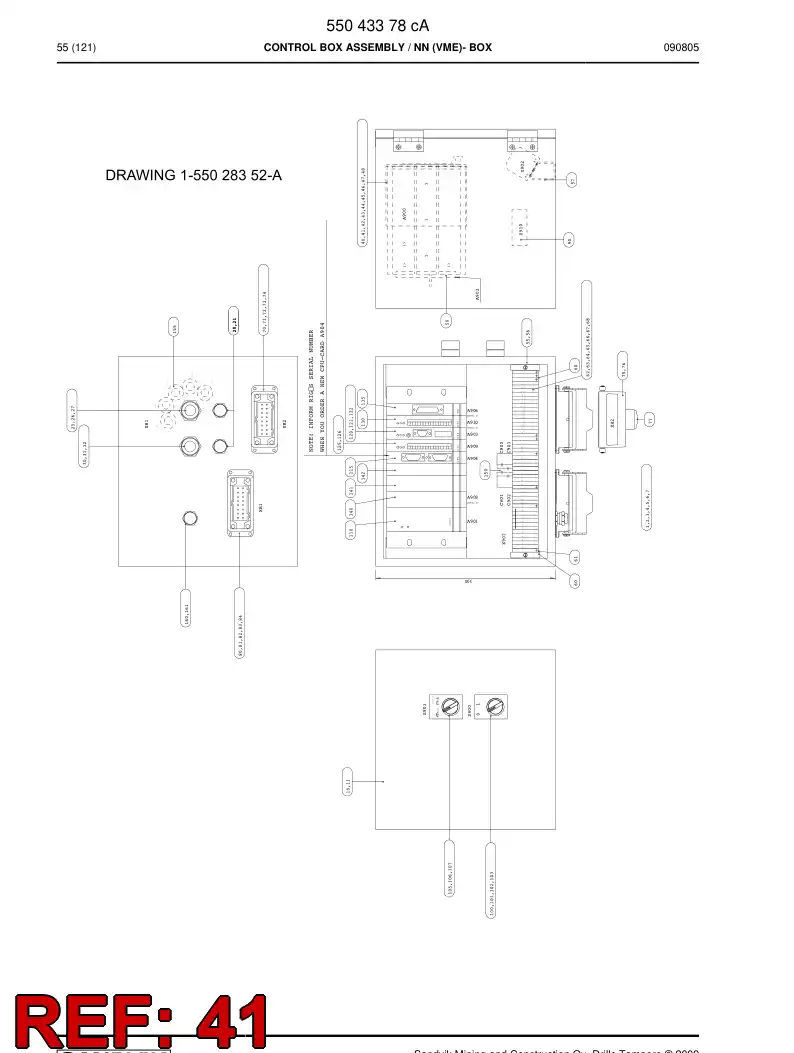 88075449b 880 754 49b Screw set - Sandvik Technical Drawing