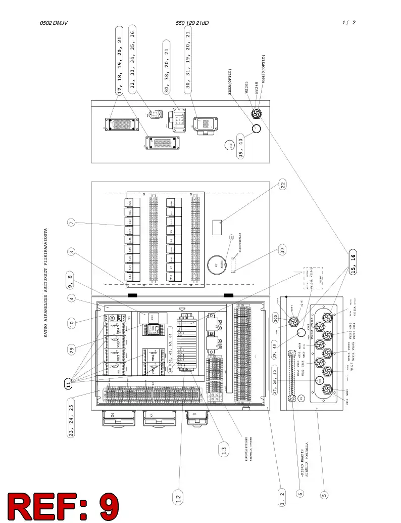 88083589 880 835 89 RELAY SOCKET - Sandvik Technical Drawing