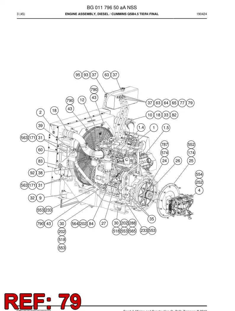 88086359 880 863 59 Fitting - Sandvik Technical Drawing