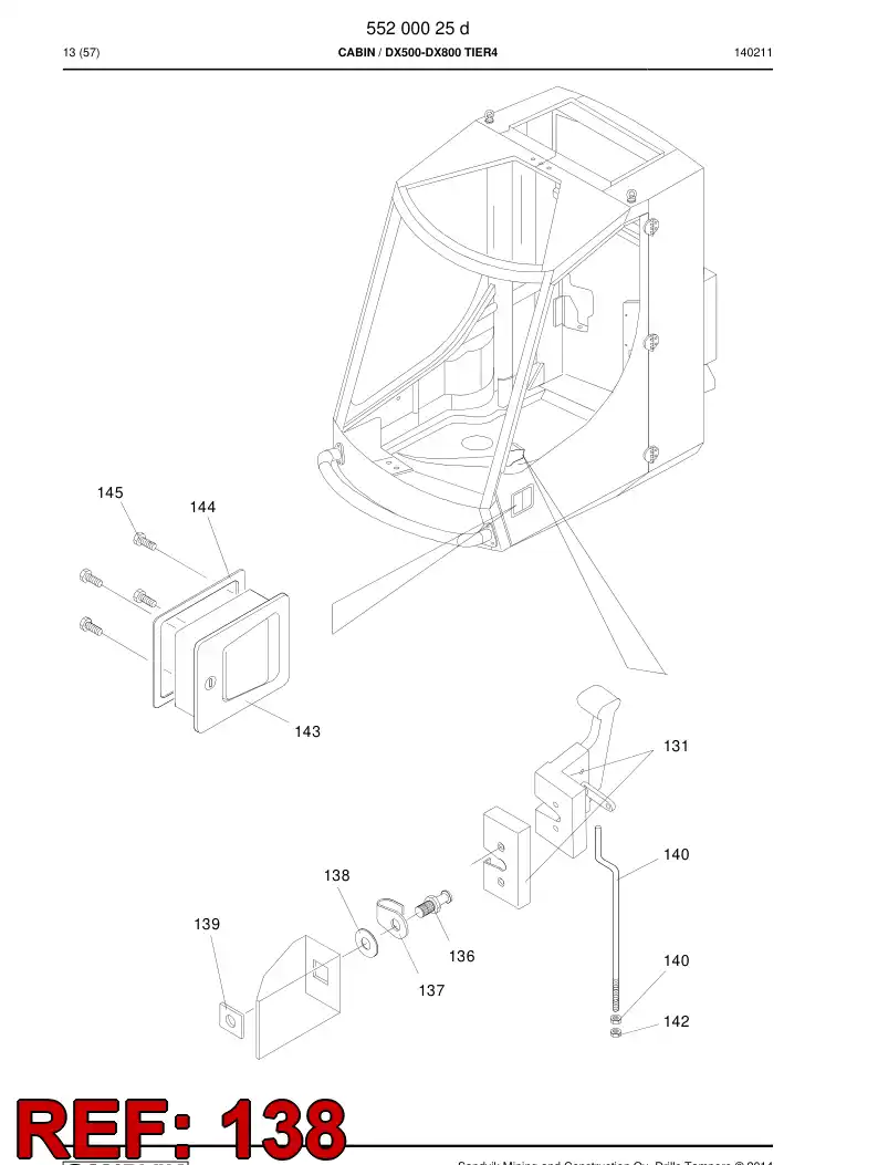 88095939a 880 959 39a Washer - Sandvik Technical Drawing