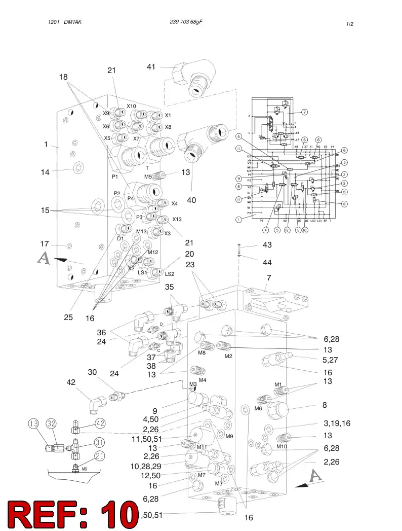 88110729 881 107 29 3/2-SOL.OPER.HYDR.CARTRIGDE VALVE ASSY - Sandvik Technical Drawing