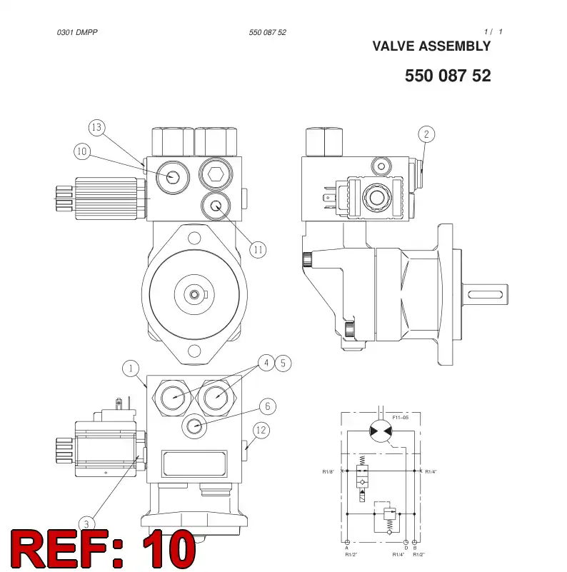 88114079 881 140 79 PLUG SCREW - Sandvik Technical Drawing