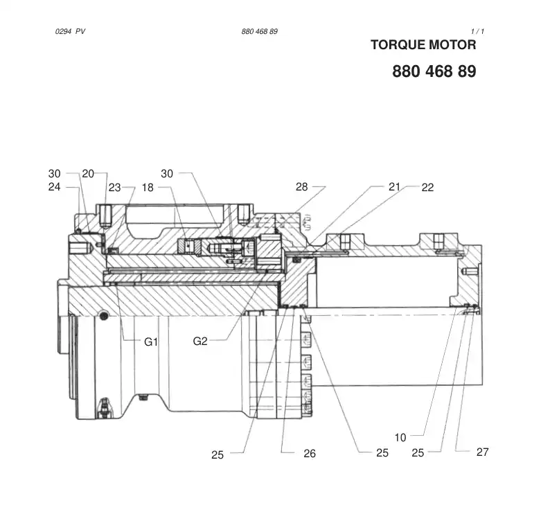 88124799 881 247 99 SEAL KIT - Sandvik Technical Drawing