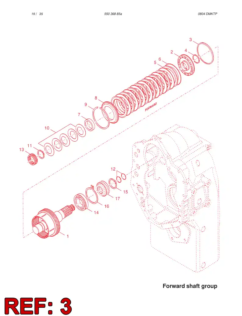 88125009 881 250 09 OUTER SEAL - Sandvik Technical Drawing