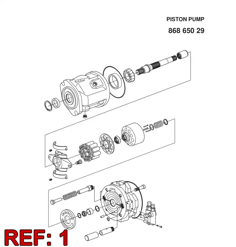88128169 881 281 69 SEAL KIT - Sandvik Technical Drawing