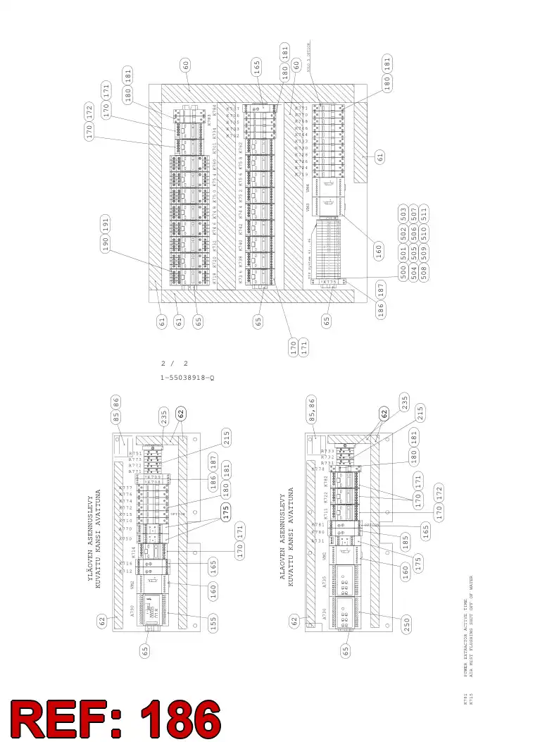 88136329 881 363 29 RELAY - Sandvik Technical Drawing