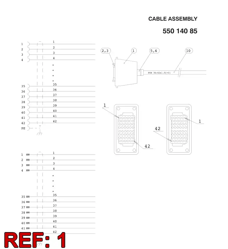 88140149 881 401 49 MANY POLES CLIP CASE - Sandvik Technical Drawing
