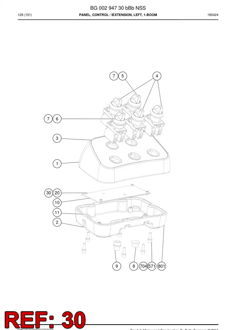 88142449 881 424 49 WASHER - Sandvik Technical Drawing
