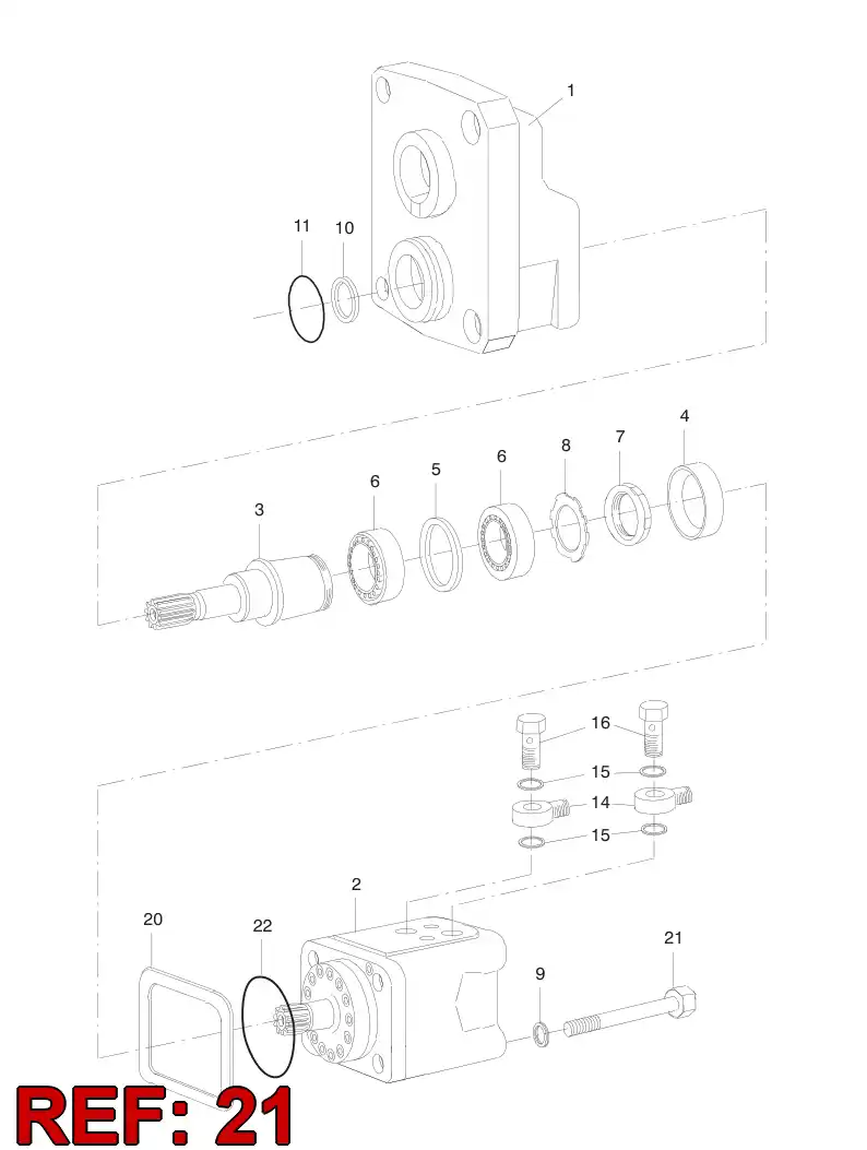88144189 881 441 89 HEXAGON HEAD SCREW - Sandvik Technical Drawing