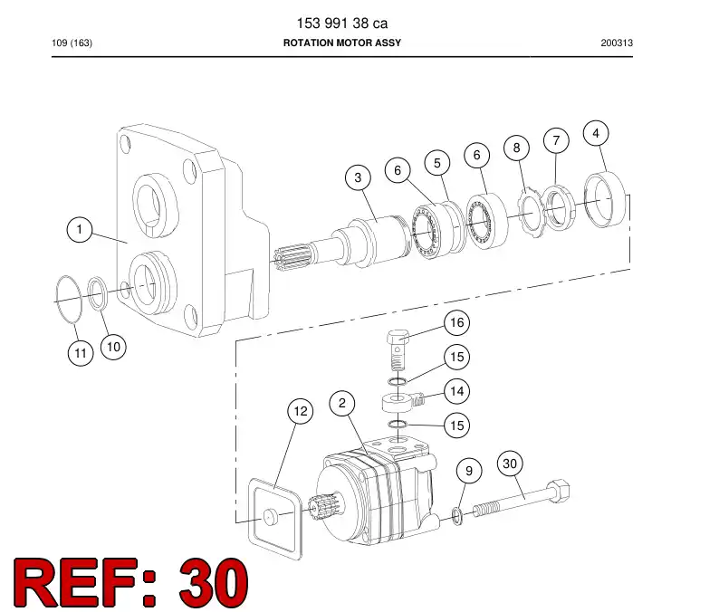 88144209 881 442 09 Hexagon head bolt - Sandvik Technical Drawing