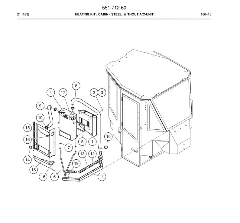 88161649 881 616 49 BOQUILLA DE AIRE - Sandvik Technical Drawing