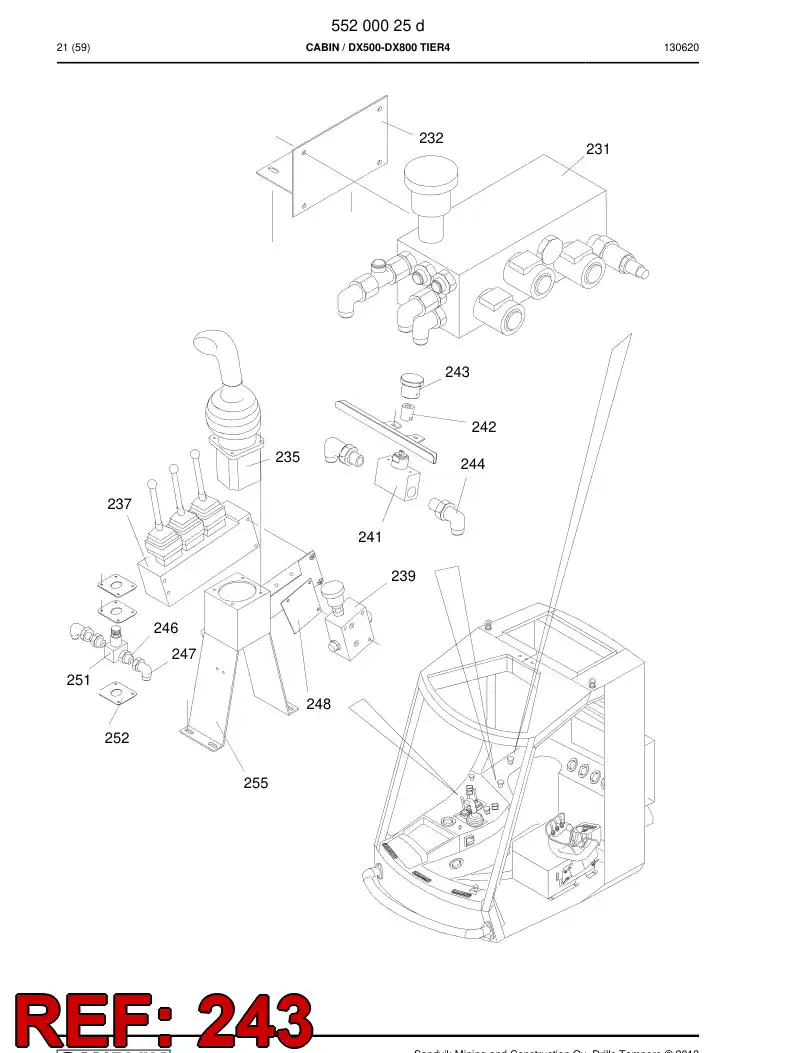 88177759a 881 777 59a Wheel, Hand - Sandvik Technical Drawing