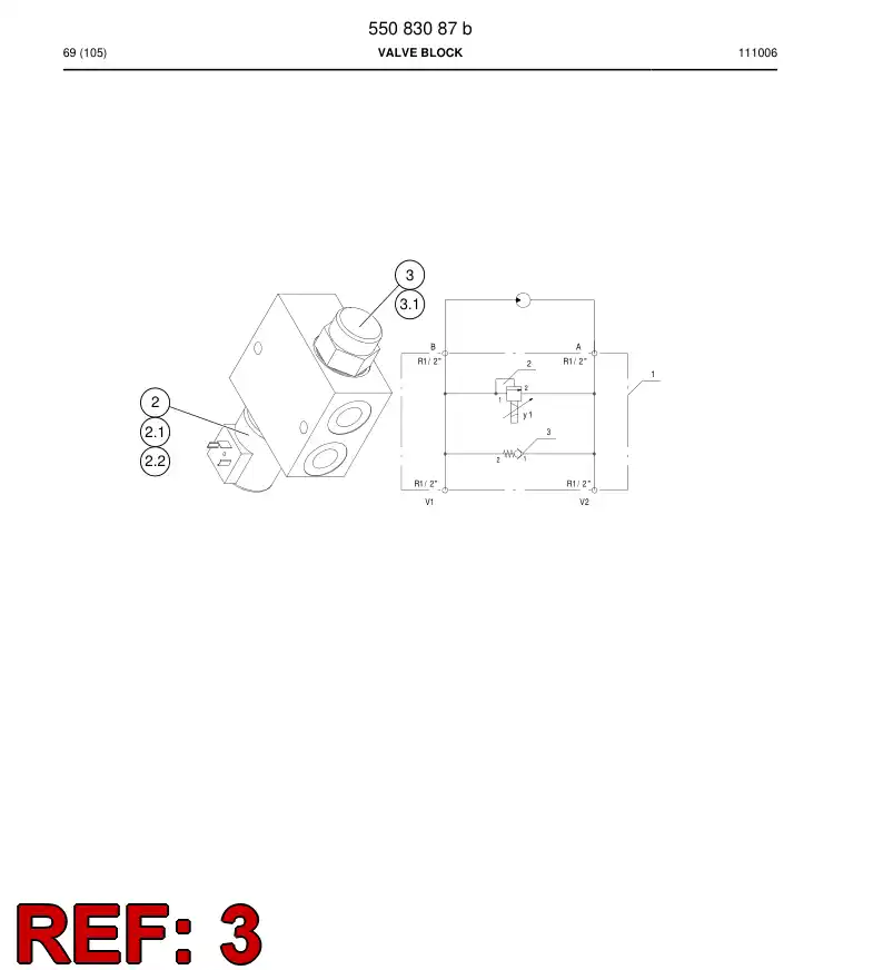 88178919a 881 789 19a Valve, Check - Sandvik Technical Drawing