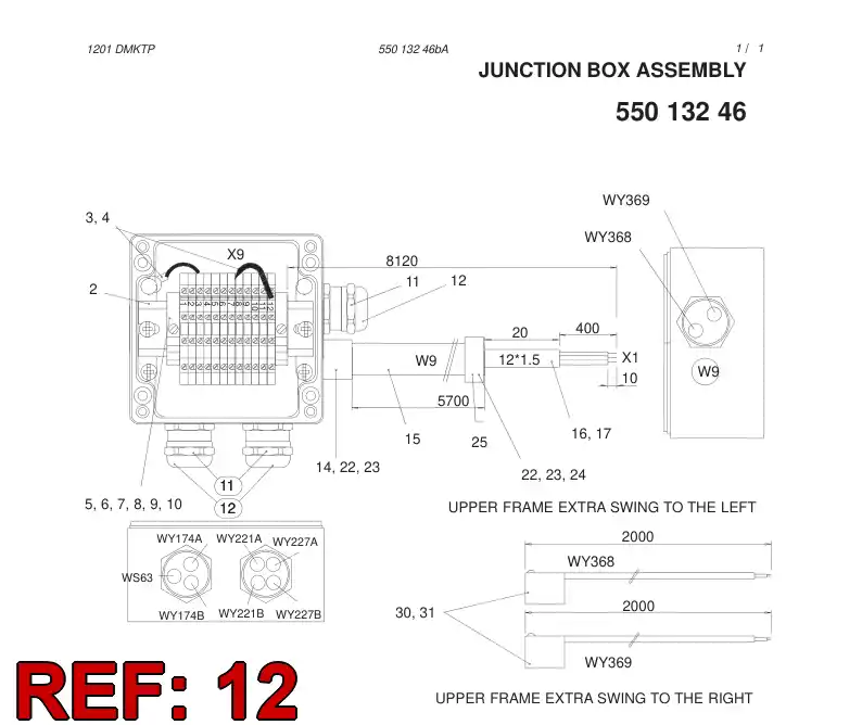 88211599 882 115 99 RUBBER GASKET - Sandvik Technical Drawing
