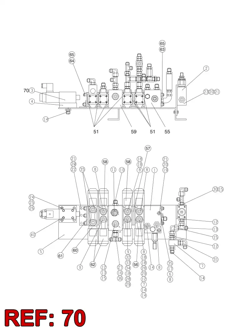 88218709 882 187 09 SEAL KIT - Sandvik Technical Drawing
