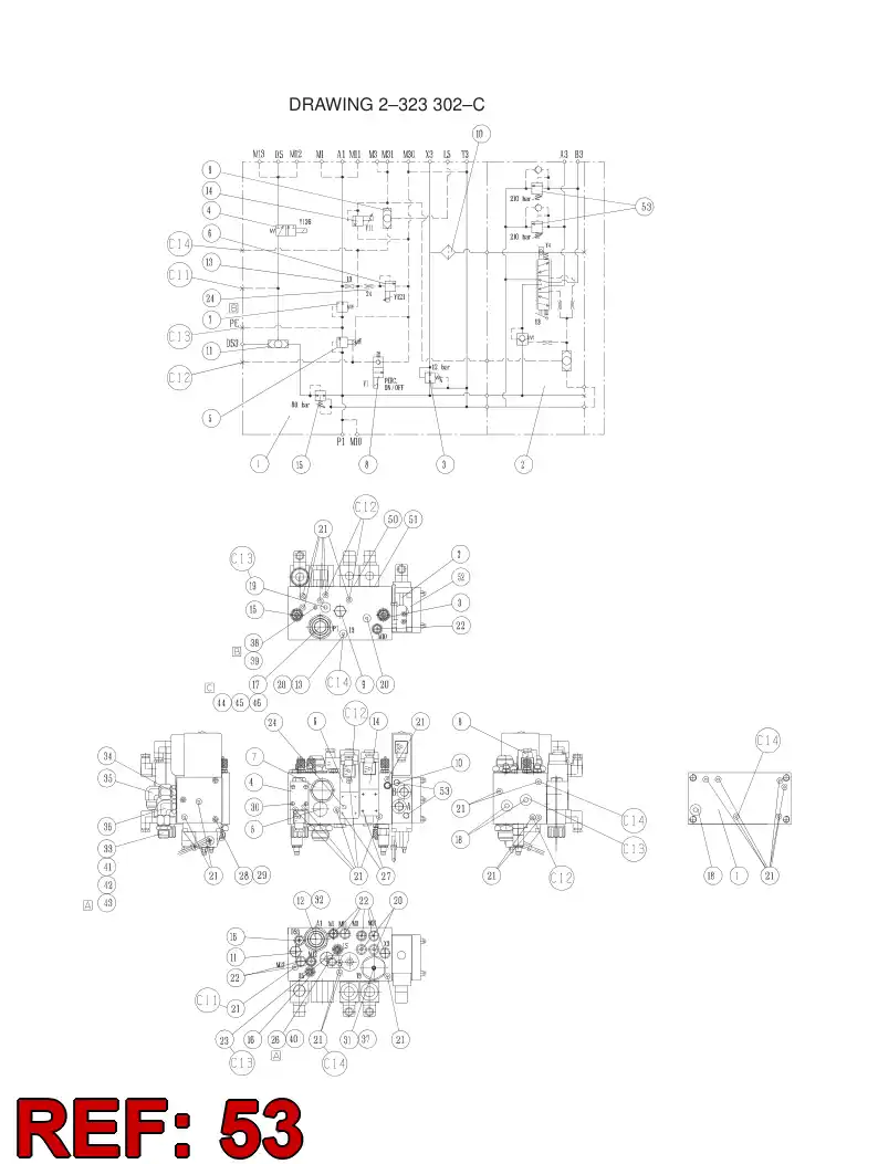 88219029 882 190 29 Valve, Inlet - Sandvik Technical Drawing