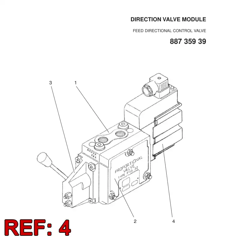88219569 882 195 69 ELECTRICAL ACTIVATING MODULE - Sandvik Technical Drawing