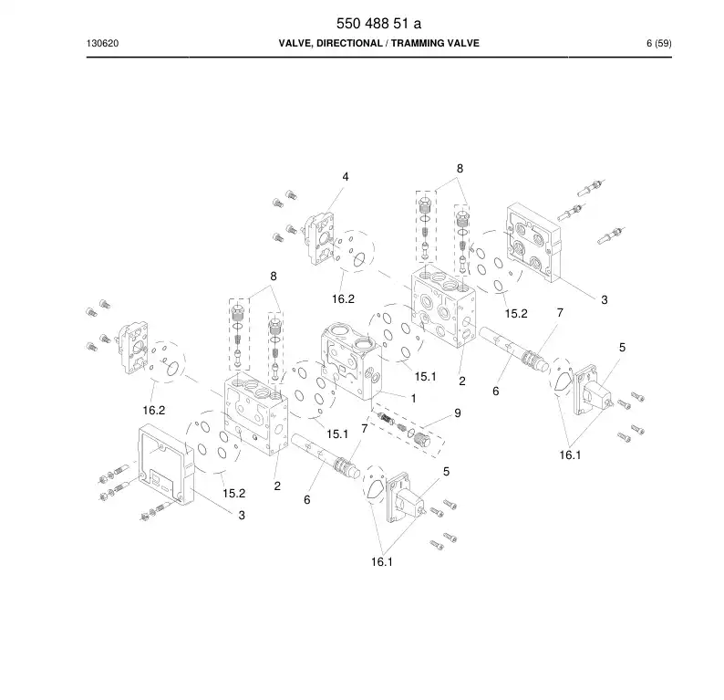 88220229b 882 202 29b Seal Kit - Sandvik Technical Drawing