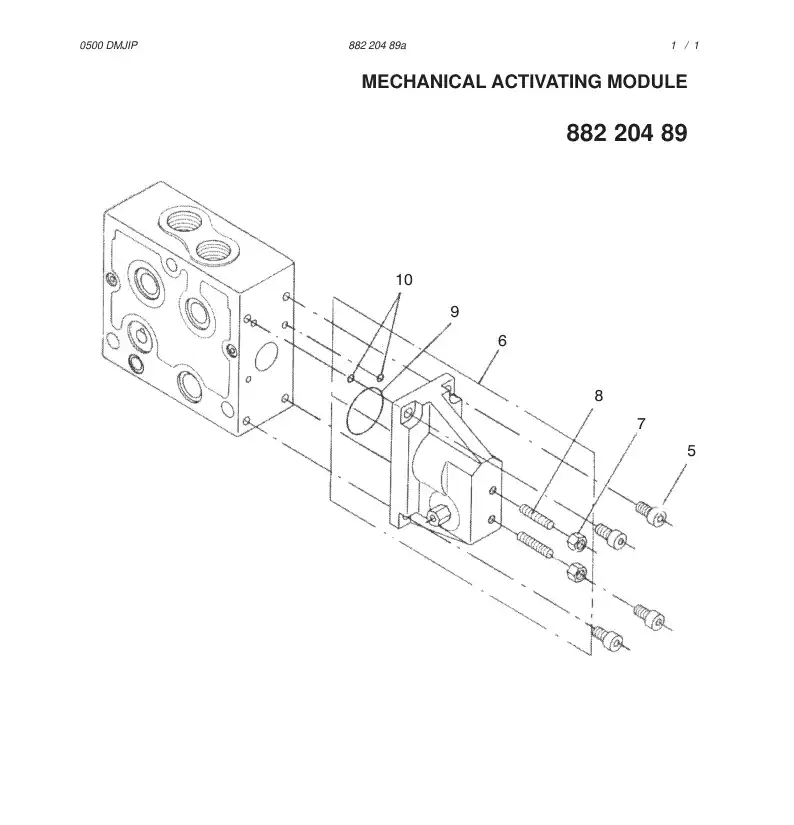 88220509 882 205 09 SEAL KIT - Sandvik Technical Drawing