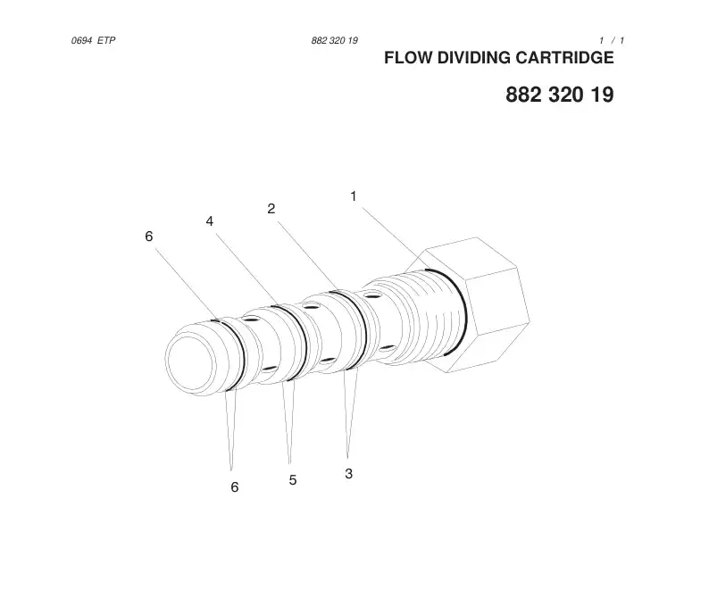 88231399 882 313 99 SEAL KIT - Sandvik Technical Drawing