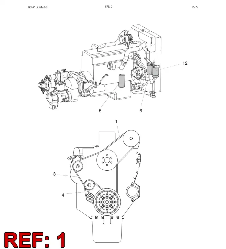 88237349 882 373 49 Belt, V - Sandvik Technical Drawing