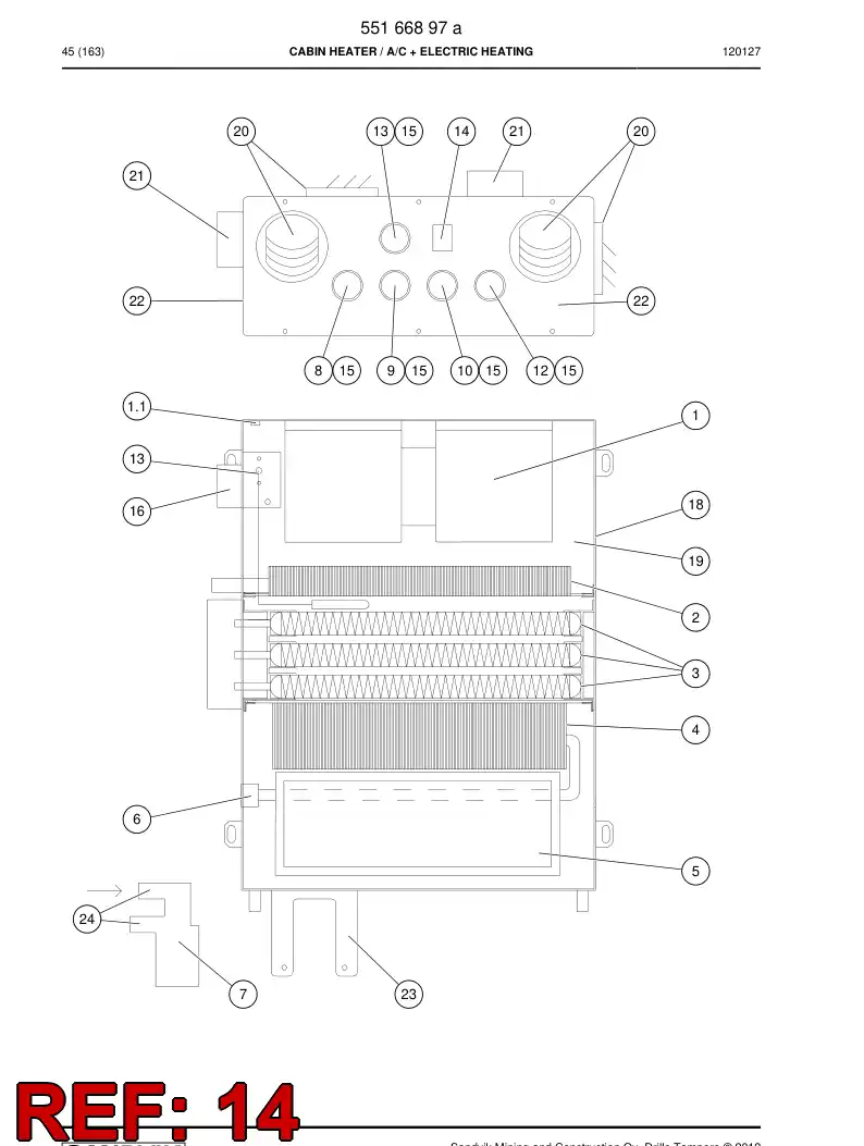 88238639 882 386 39 DE RETORNO - Sandvik Technical Drawing