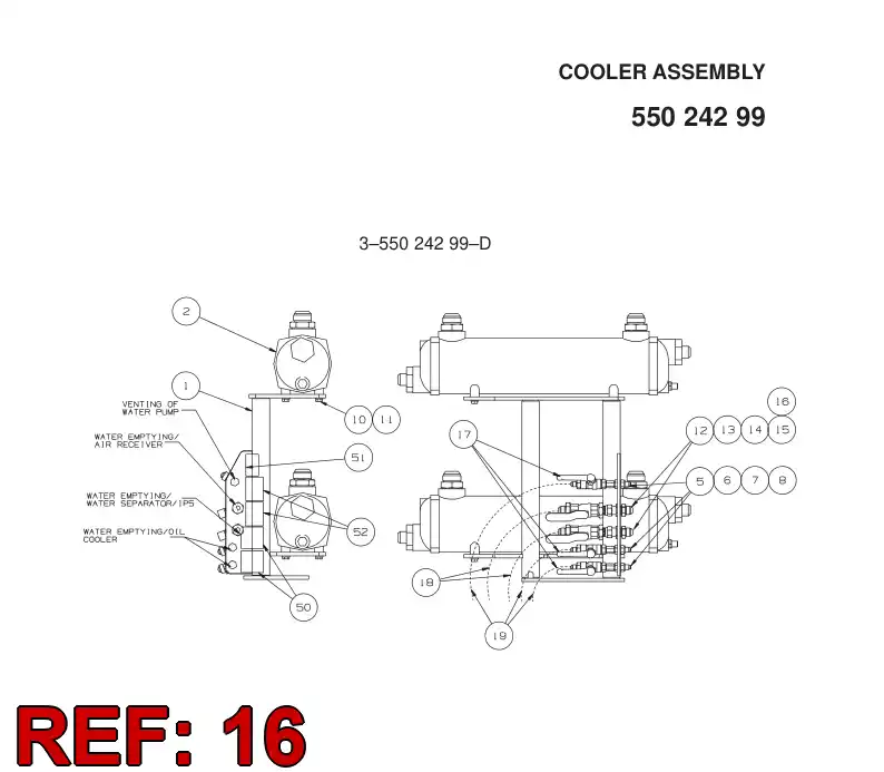 88251889 882 518 89 FITTING - Sandvik Technical Drawing