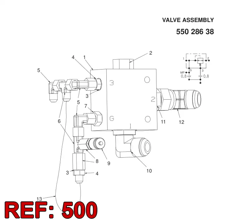 88253109 882 531 09 SEAL KIT - Sandvik Technical Drawing