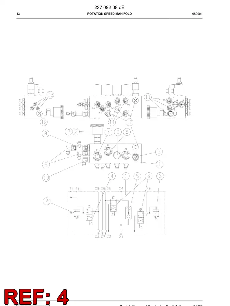 88253519a 882 535 19a Coil - Sandvik Technical Drawing