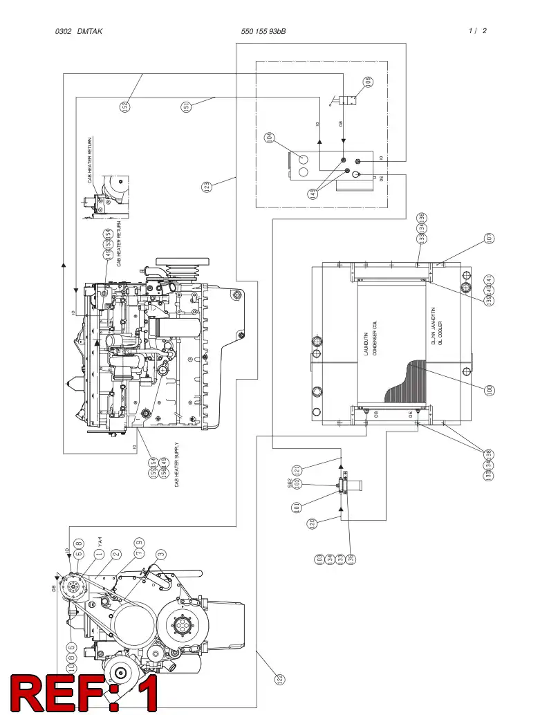 88257429 882 574 29 COMPRESSOR ASSY - Sandvik Technical Drawing