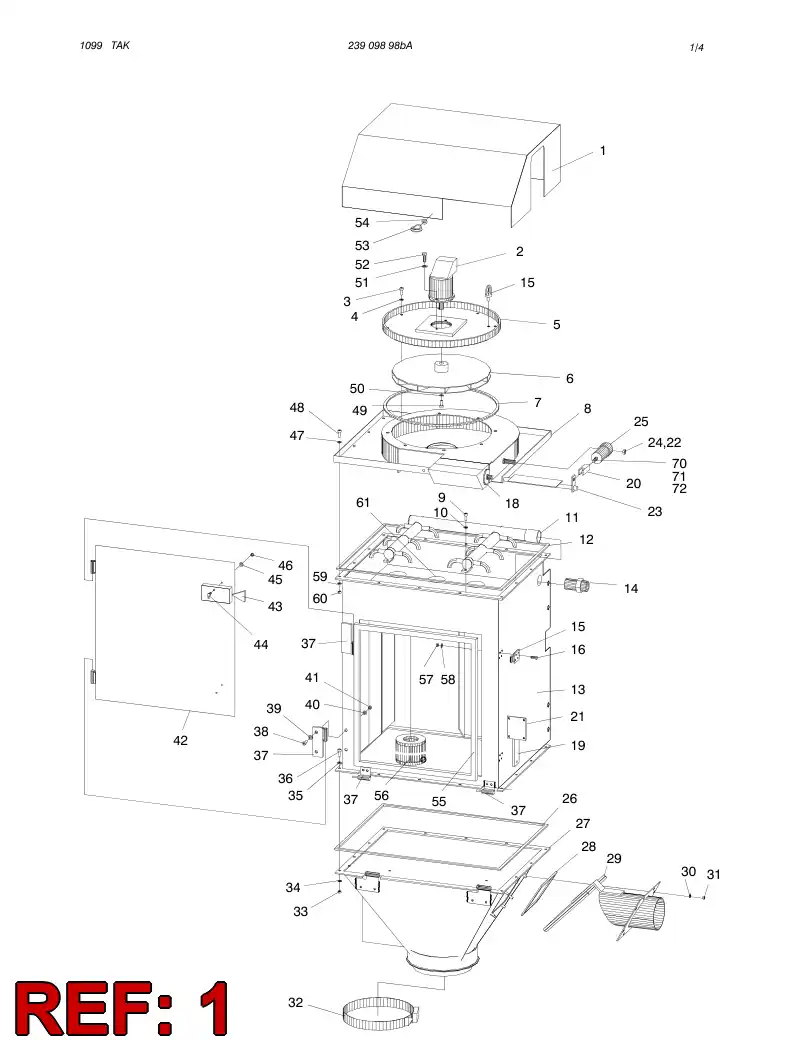 88261939 882 619 39 Housing - Sandvik Technical Drawing
