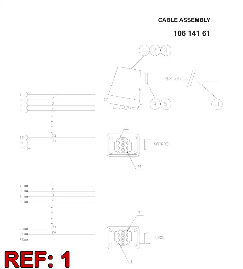 88263399 882 633 99 MANY POLES CLIP CASE - Sandvik Technical Drawing