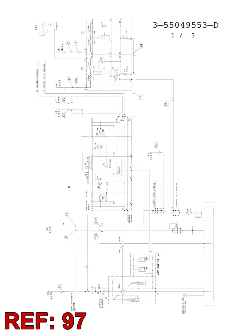 88267049 882 670 49 HYDRAULIC HOSE ASSEMBLY - Sandvik Technical Drawing