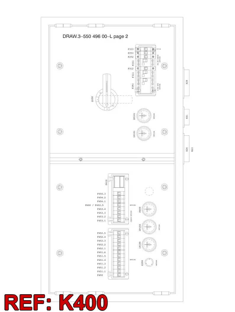 88268339 882 683 39 RELAY BASE - Sandvik Technical Drawing