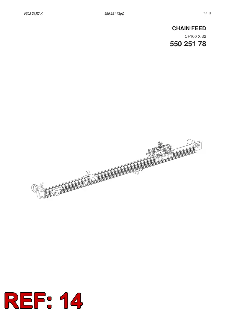 88271689 882 716 89 Link, Chain - Sandvik Technical Drawing