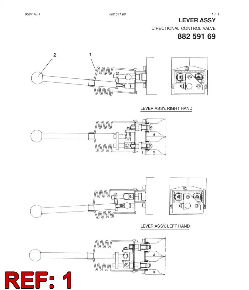 88282339 882 823 39 Bellows, Rubber - Sandvik Technical Drawing