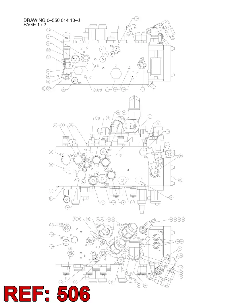 88287819 882 878 19 SEAL KIT - Sandvik Technical Drawing