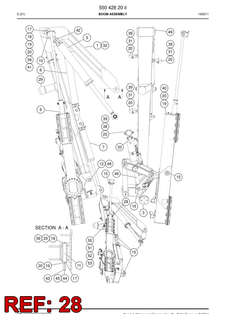 883 130 89 Hexagon head screw - drawing