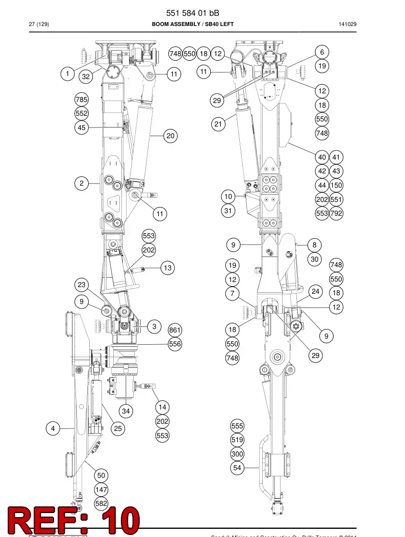 88313369 883 133 69 Hexagon head screw - Sandvik Technical Drawing