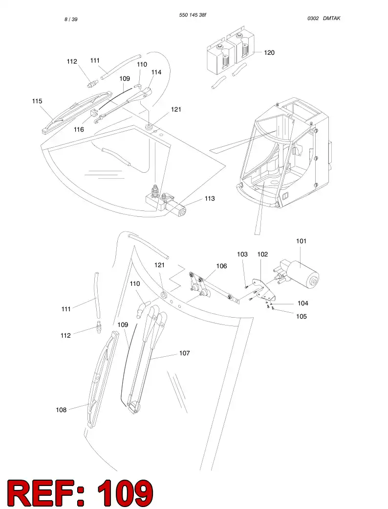 88321659 883 216 59 Hose, Rubber - Sandvik Technical Drawing