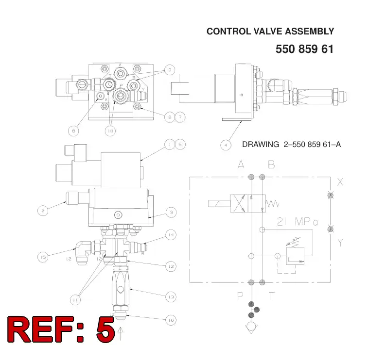 88326729 883 267 29 HEXAGON SOCKET HEAD SCREW (FULL THREAD) - Sandvik Technical Drawing