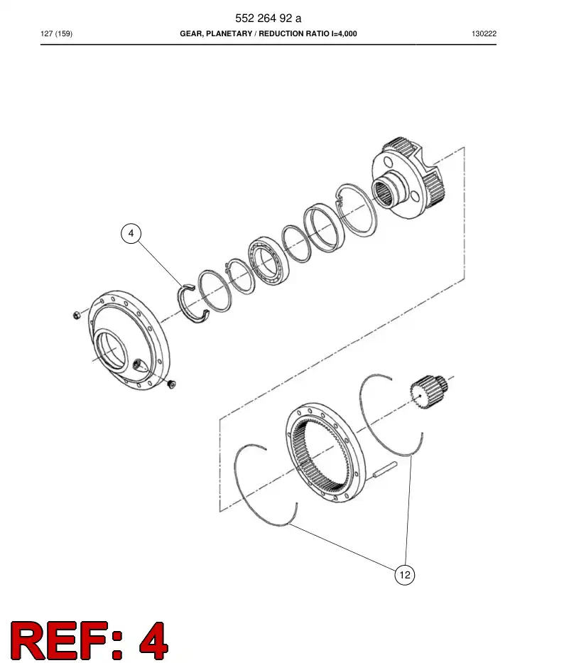 88331309a 883 313 09a Seal, Shaft - Sandvik Technical Drawing