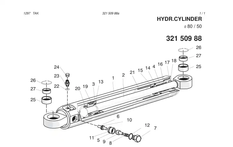 88338499 883 384 99 SEAL KIT - Sandvik Technical Drawing