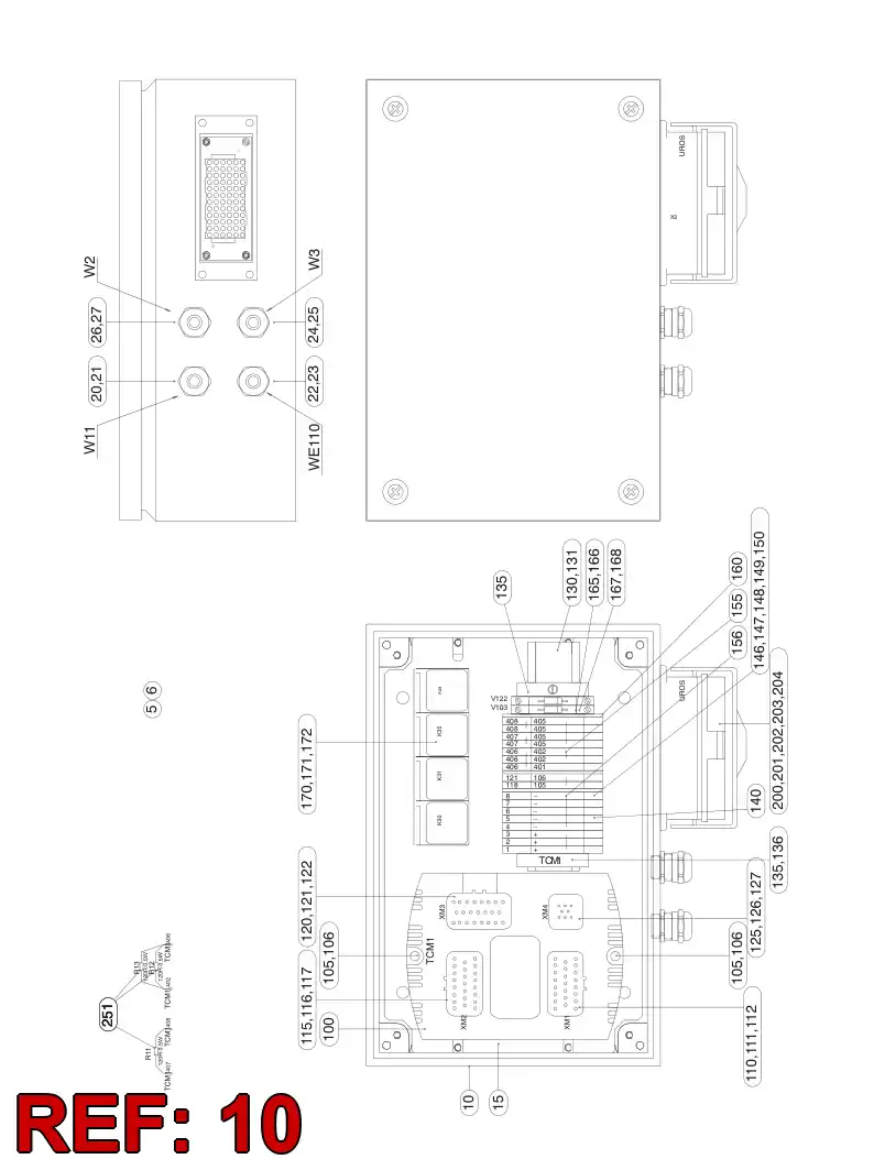 88341329 883 413 29 TERMINAL BOX - Sandvik Technical Drawing