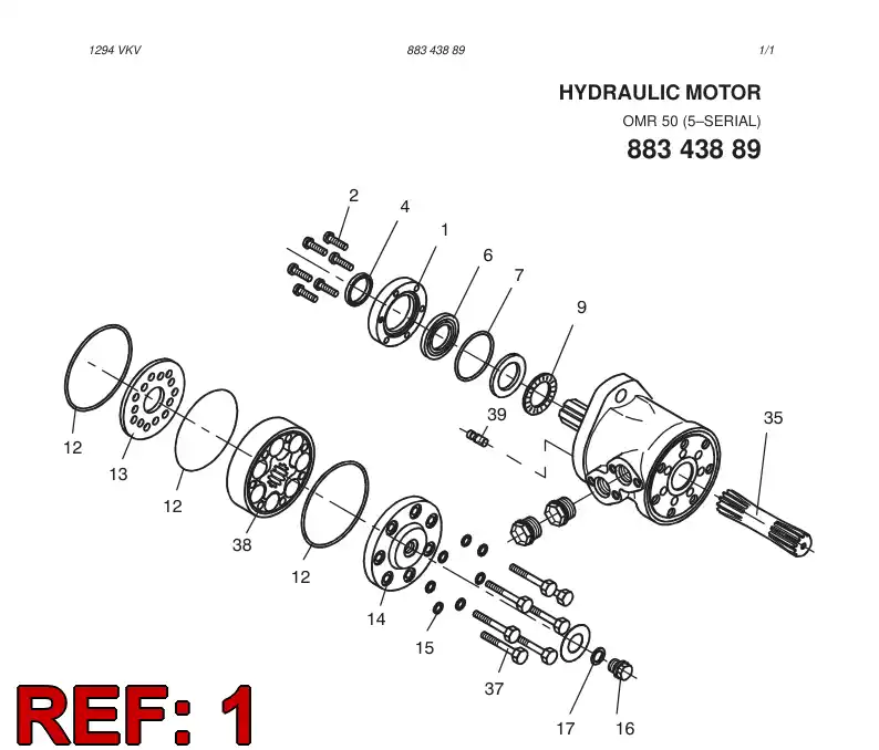 88361009 883 610 09 SPIGOT FLANGE - Sandvik Technical Drawing